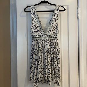 Tie Back Pattern Dress